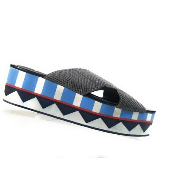 Free People Shoes - Free People Geometric Strap Platform Wedges